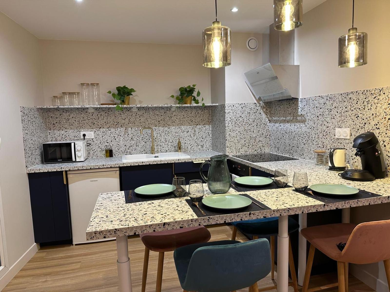 Appartement L'Ecrin Bleu à Aubervilliers Extérieur photo